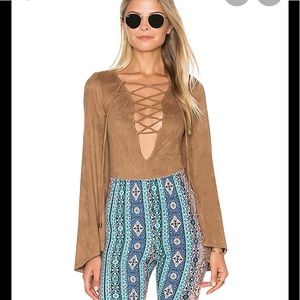 Show Me Your Mumu Louisiana Lace Up Bodysuit